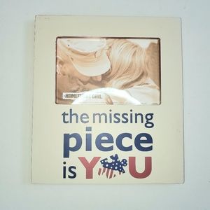 Patriotic 4X6 wooden picture frame.